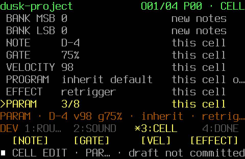 Populated FT2 Cell Edit with the CELL page