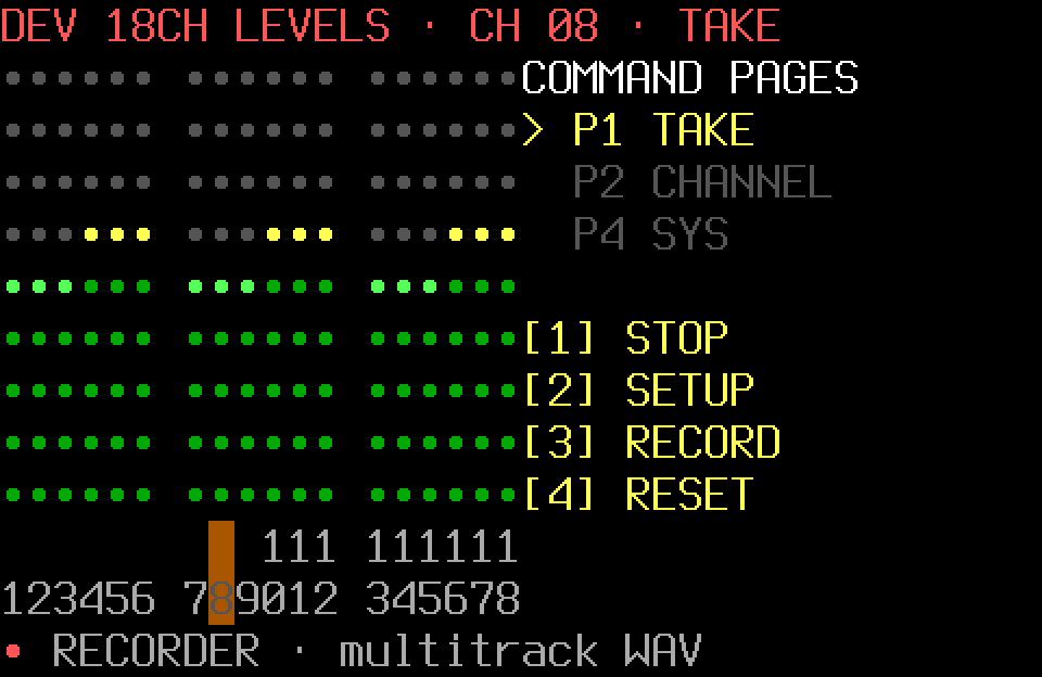 Record transport status