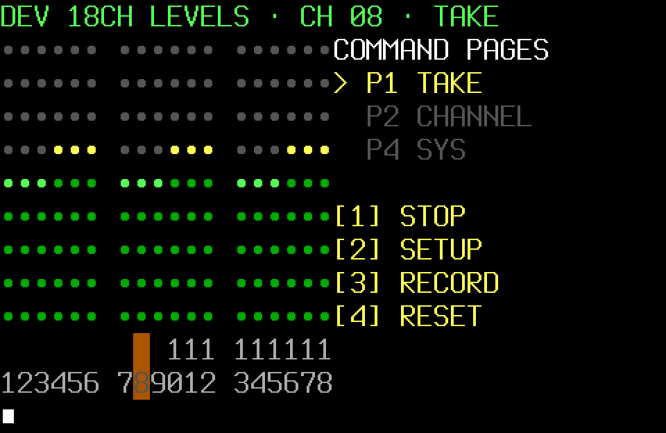Native 18-channel Levels overview
