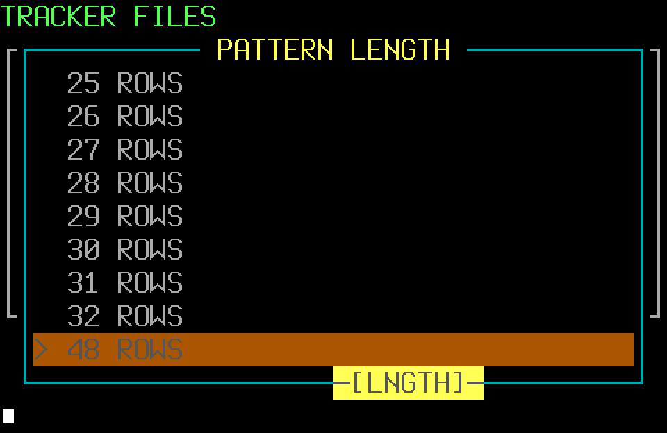 Pattern length overlay